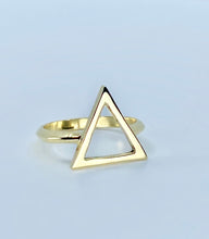 Load image into Gallery viewer, Triangle Ring- Gold