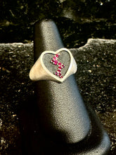 Load image into Gallery viewer, Ruby Broken Heart Ring
