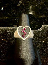Load image into Gallery viewer, Ruby Broken Heart Ring
