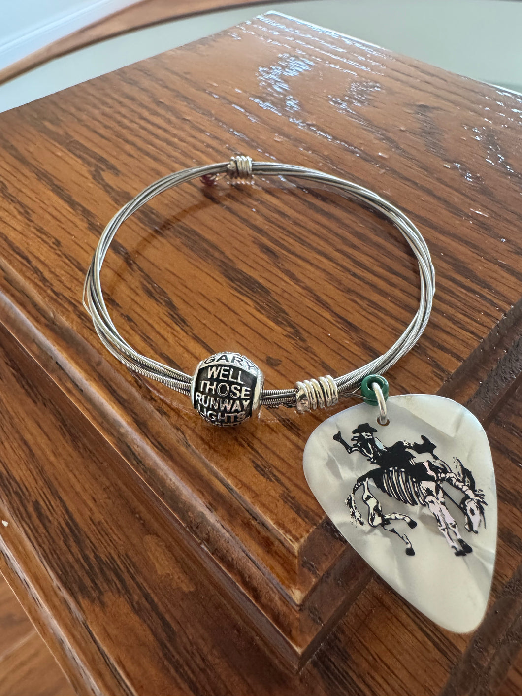 Guitar String Bracelet- Small- Watching Airplanes