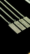 Load image into Gallery viewer, Textured Dog Tag- Cross
