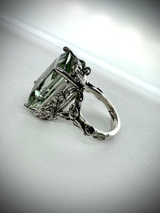 Green Vining Cocktail Ring