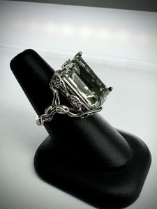 Green Vining Cocktail Ring