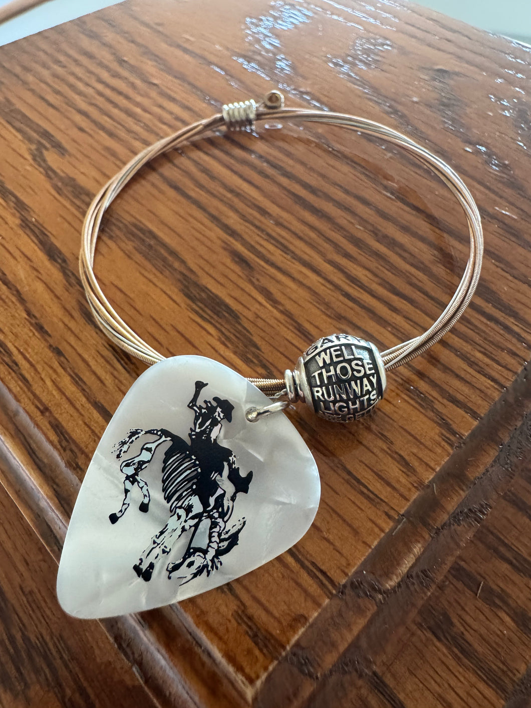 Guitar String Bracelet- Medium- Watching Airplanes