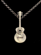 Load image into Gallery viewer, Guitar Pendant with Diamonds
