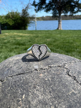 Load image into Gallery viewer, Broken Heart- Pave Ring
