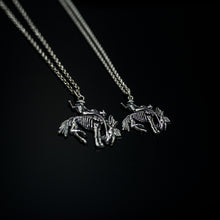 Load image into Gallery viewer, Small Bronco Necklace
