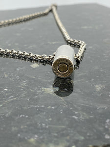 Silver Bullet .45 Necklace