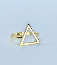 Load image into Gallery viewer, Triangle Ring- Gold

